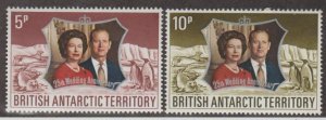 British Antarctic Territory Scott #43-44 Stamps - Mint NH Set
