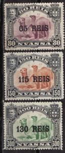 Nyassa  Scott # 39 - 41 - MH