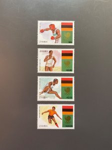 Zambia 456-459 VF MNH. Scott 5.30