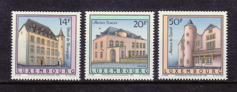 Luxembourg Scott #898-900 MNH