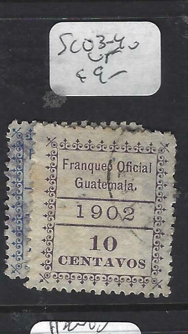 GUATEMALA   (P2403B)  OFFICIAL  SC O3-4   VFU