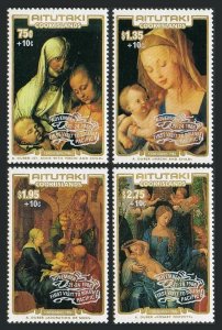 Aitutaki B39-B42,B43,MNH.Mi 601-608. State visit of Pope John Paul II.Durer.