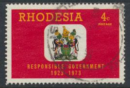 Rhodesia   SG 485   SC# 325  Used  Responsible Government 1973 see details 