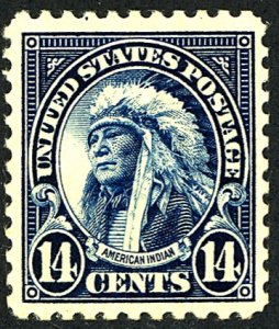 U.S. #565 MINT OG HR 