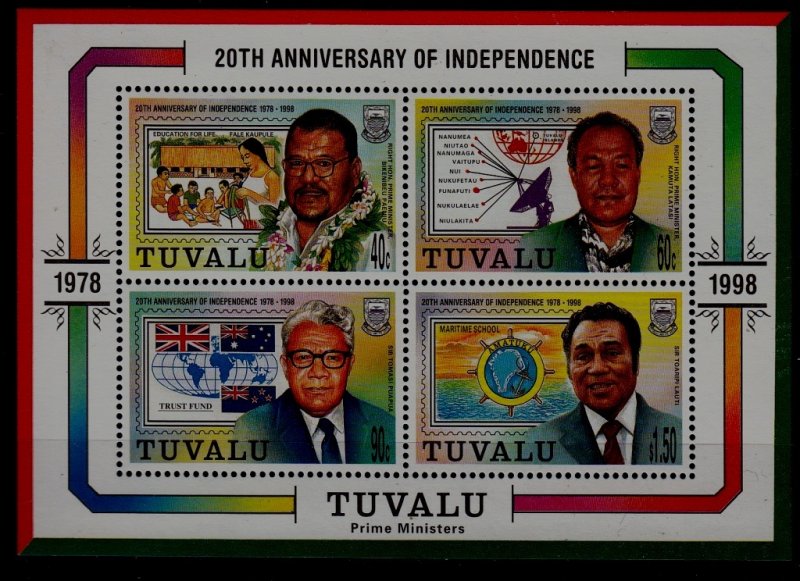 Tuvalu 788A MNH s/s Stamp on stamp SCV4.25