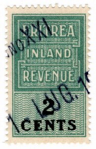 (I.B) BOIC (Eritrea) Revenue : Duty Stamp 2c