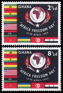 Ghana 1959 Sc 46-47 M lh