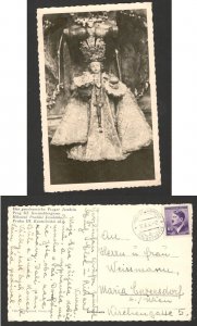 BOHEMIA MORAVIA TO AUSTRIA - POSTCARD - THE GRACEFUL JESUL OF PRAGUE - 1943.