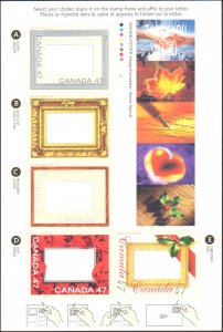 Canada #1872a, Complete Set, Booklet, 2000, Never Hinged