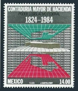 Mexico 1371 block/4,MNH.Michel 1918. State Audit Office,160.1984.