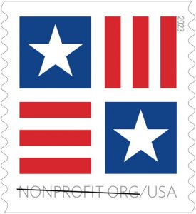 #5756 2023 Patriotic Block Single  - MNH