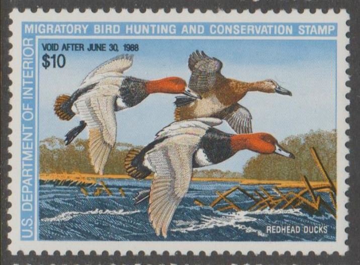 U.S. Scott #RW54 Duck Stamp - Mint NH Single