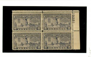 E15 (1927) 10c, MNH -VF to VF/XF {Plate Block}