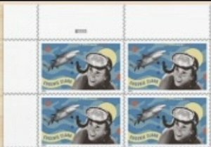 US Eugenie Clark UL Plate Block of 4 Stamps MNH 2022 Ships 4 May 2022.