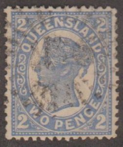 Queensland - Australia Scott #114 Stamp - Used Single