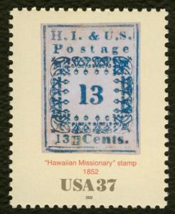 #3694a-d 37c Hawaiian Missionary Stamps, Singles, Mint **ANY 5=FREE SHIPPING** 