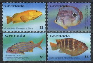 Grenada Stamp 3396-3399  - Fish