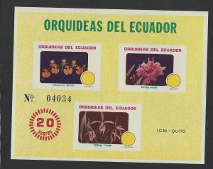 Ecuador souvenir sheet  mnh sc  1006