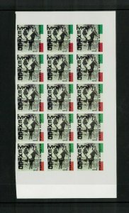 Mexico Unlisted Imperforate E. Zapata Stamp per 15 @1.00 per Stamp. Cat.15.00