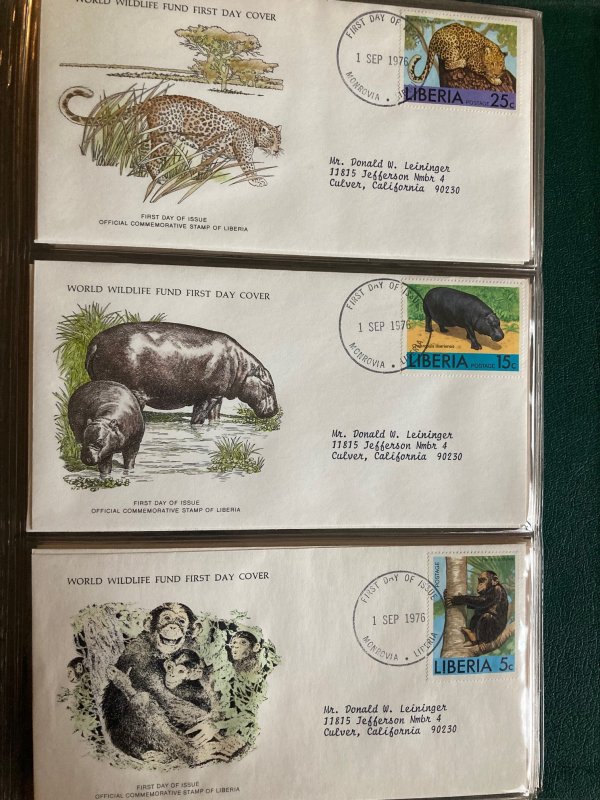 The International Collection of World Wildlife First Day Covers