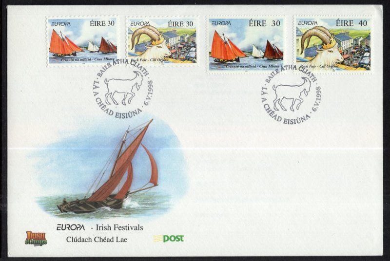 Ireland 1124-1127 Europa U/A FDC