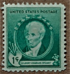 United States #884 1c Gilbert Charles Stuart MLH (1940)