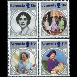 BERMUDA 1985 - Scott# 469-72 Queen Mother Set of 4 LH