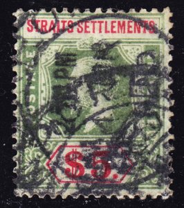 Malaya Straits Settlements Scott 171  wtmk 3  F+  postally used. FREE...