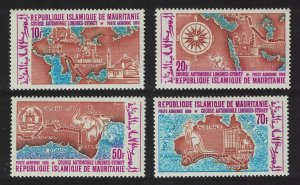 Mauritania London-Sydney Motor Rally 4v 1969 MNH SC#C90-C93 SG#339-342