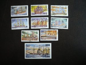 Stamps - Dhufar - Cinderellas - CTO Set of 9 Stamps