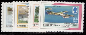 BRITISH VIRGIN ISLANDS QEII SG1003-1006, 1998 Island profiles set, NH MINT.