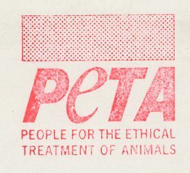 Meter cut Netherlands 1997 PETA - People for the Ethical Treatment of Animals