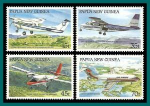 Papua New Guinea 1987 Aircraft, MNH  687-690,SG567-SG570