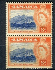 JAMAICA; 1956 early QEII pictorial issue Mint MNH unmounted 8d. Pair