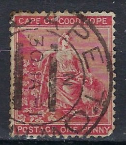 Cape of Good Hope 43 Used 1885 issue; rounded corner (ak1317)