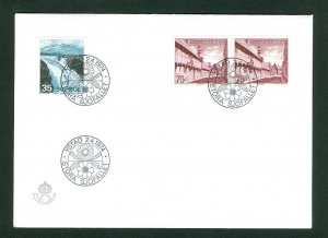 Sweden. 1974. FDC  Great Falls, Ystad. Cancel Ystad. Engraver Cz. Slania