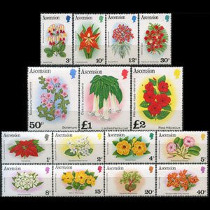 ASCENSION 1981 - Scott# 274-88 Flowers Set of 15 NH