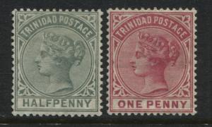 Trinidad QV 1883 1/2d & 1d mint o.g.