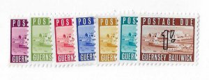 Guernsey Sc #J1-J7  set of 7 dues OG VF