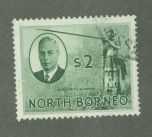 North Borneo #256 Used Single