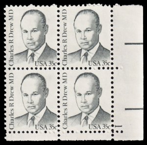 United States Scott 1865 Lower Right Plate Block of 4 (1981) Mint NH VF W