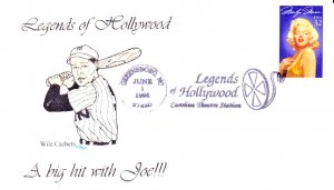 Wile Cachets Uo FDC #2967 Marilyn Monroe DiMaggio Hollywood Baseball 1995