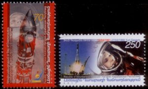 Armenia Karabakh 2011 MI# 59-60 Space MNH-OG E149