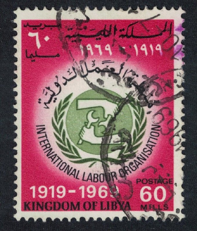 Libya 50th Anniversary of ILO canc SG#441