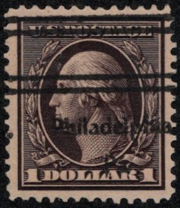 MALACK 342 XF-SUPERB, line cancel, bold color! GEM! k1961