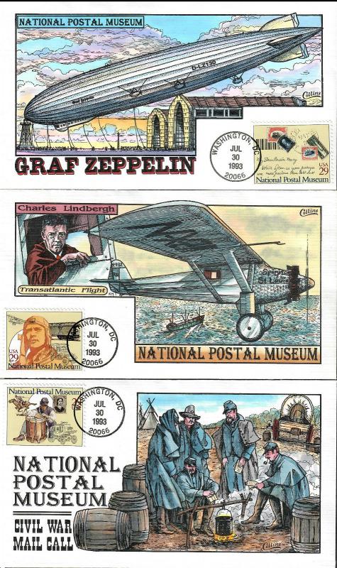 US Collins FDC SC#2779-2782 National Postal Museum