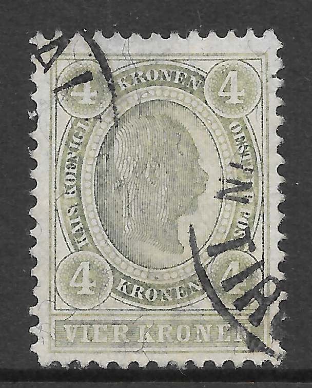 Austria Scott 85 Used - 1899 4k Emperor Franz Josef - SCV $18.00