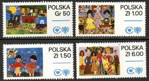 Poland Sc #2314-2317 MNH