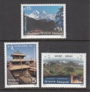 Nepal 705-707 MNH VF
