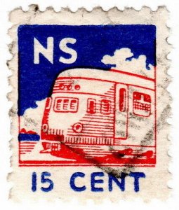 (I.B) Netherlands Railway : Letter Stamp 15c